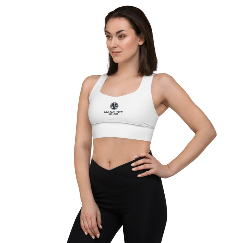 Coach Tiff Longline sports bra! (consistency is key) white.