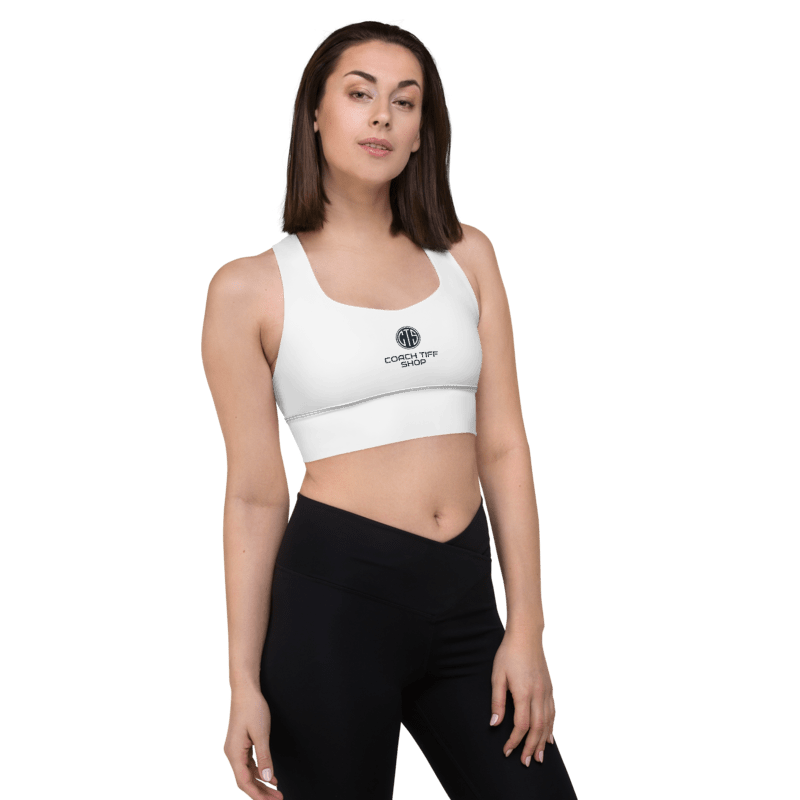 Coach Tiff Longline sports bra! (consistency is key) white.