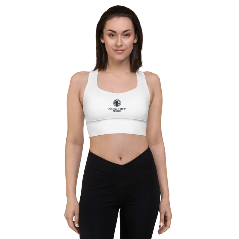 Coach Tiff Longline sports bra! (consistency is key) white.