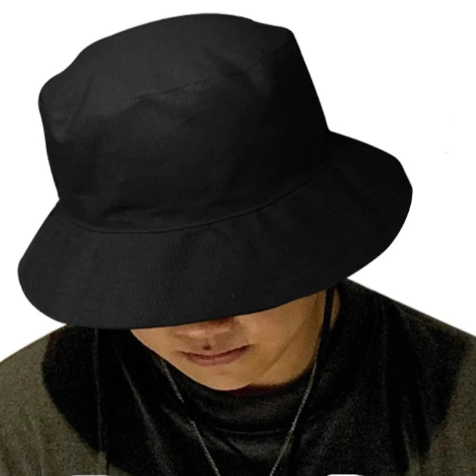 Big Size Bucket Hats Plus Size Hat Large Head Outdoor Panama Caps Cotton Huge Fisherman Hats 56-59cm 59-64cm