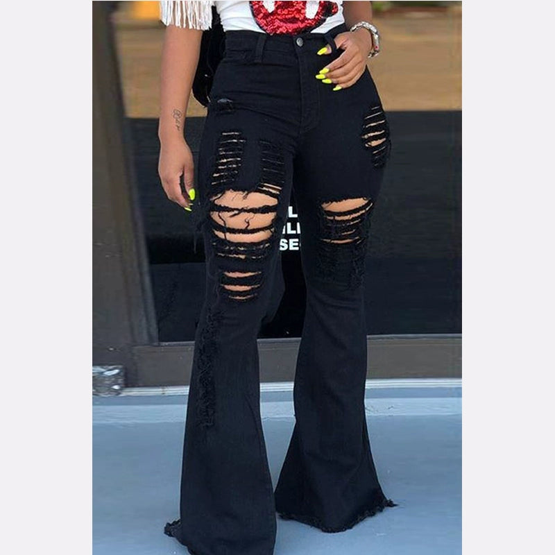 Women's Cropped Denim Pants