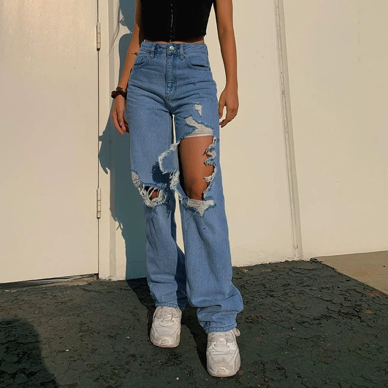 Women's Cropped Denim Pants