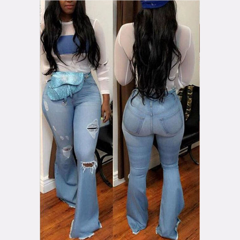 Women's Cropped Denim Pants