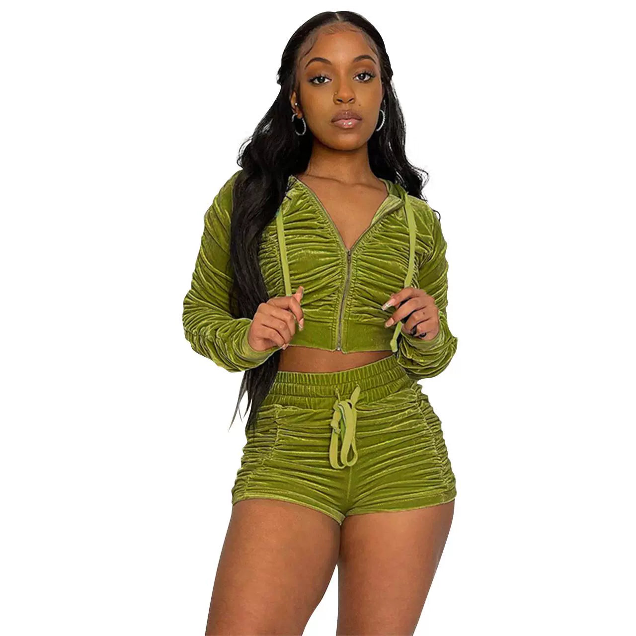 Women's Clothing 2-Piece Set Women's 2 Pieces Set Sweater Suit Short