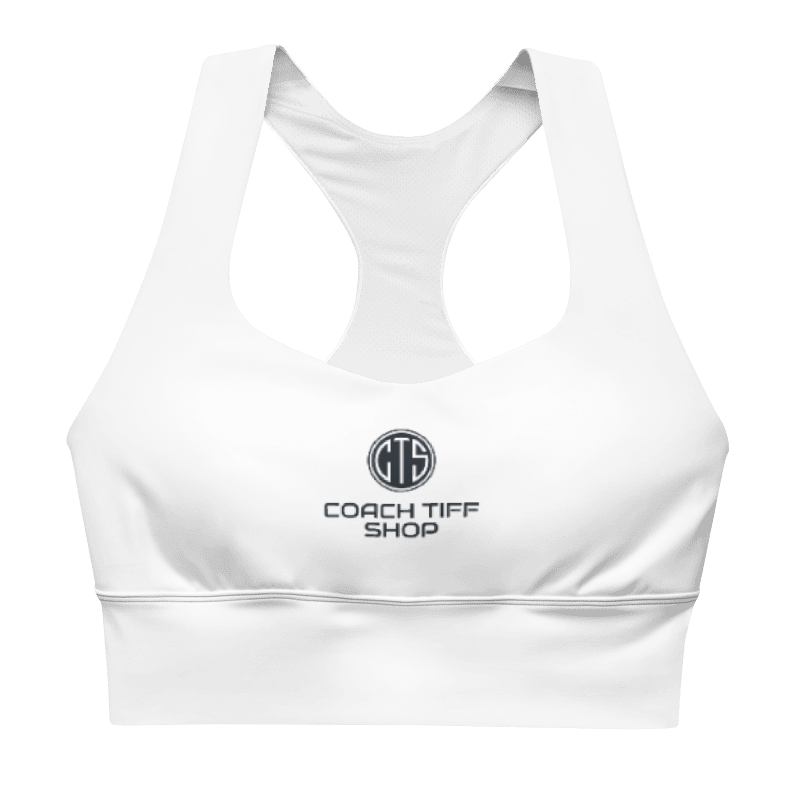 Coach Tiff Longline sports bra! (consistency is key) white.
