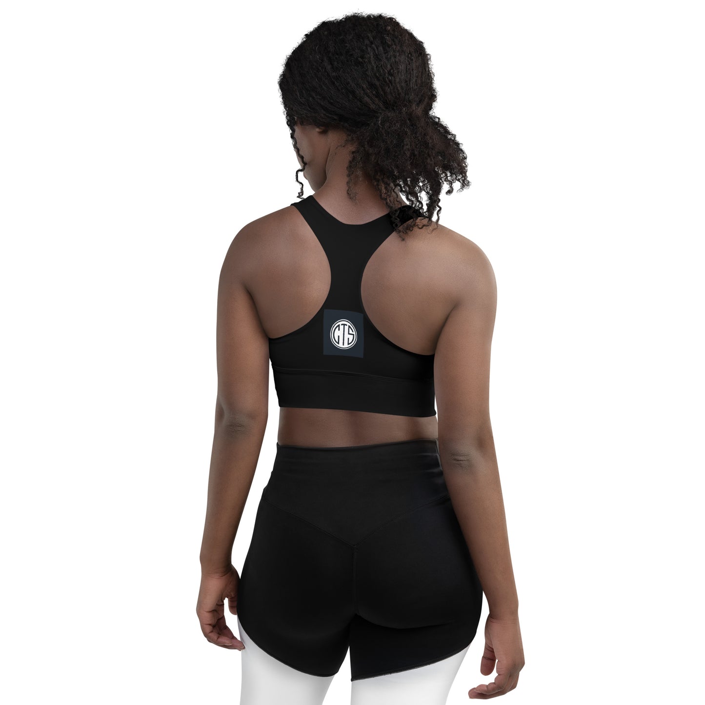 Coach Tiff Shop Longline sports bra- Black