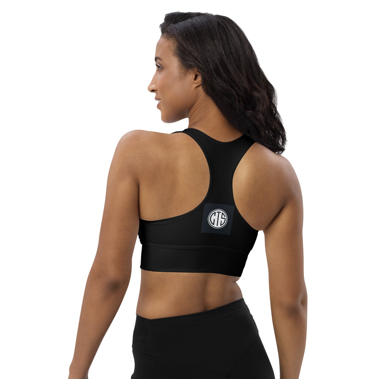 Coach Tiff Shop Longline sports bra- Black