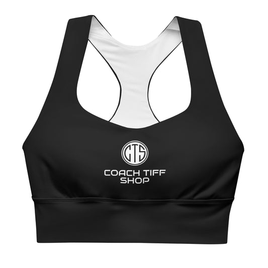 Coach Tiff Shop Longline sports bra- Black