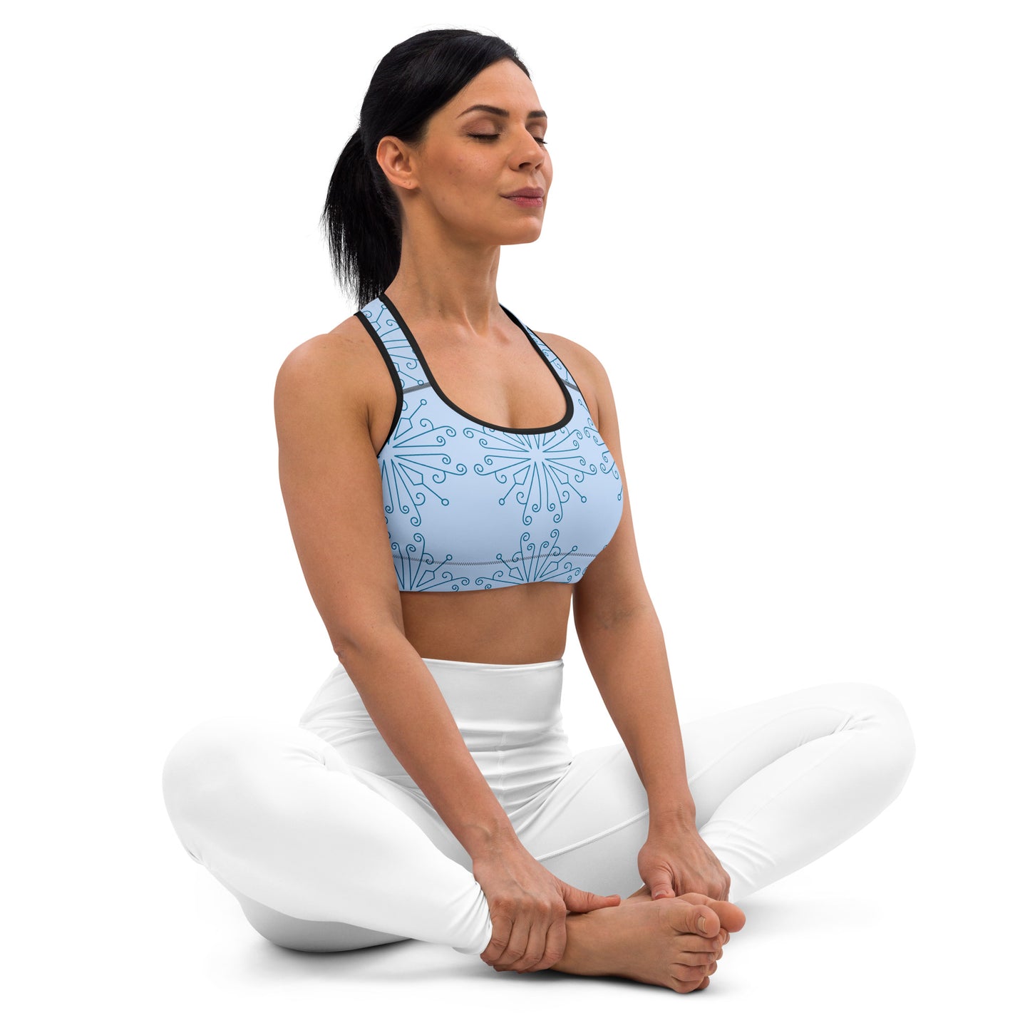 Sports mesh Padded Bra Sky Blue CTS