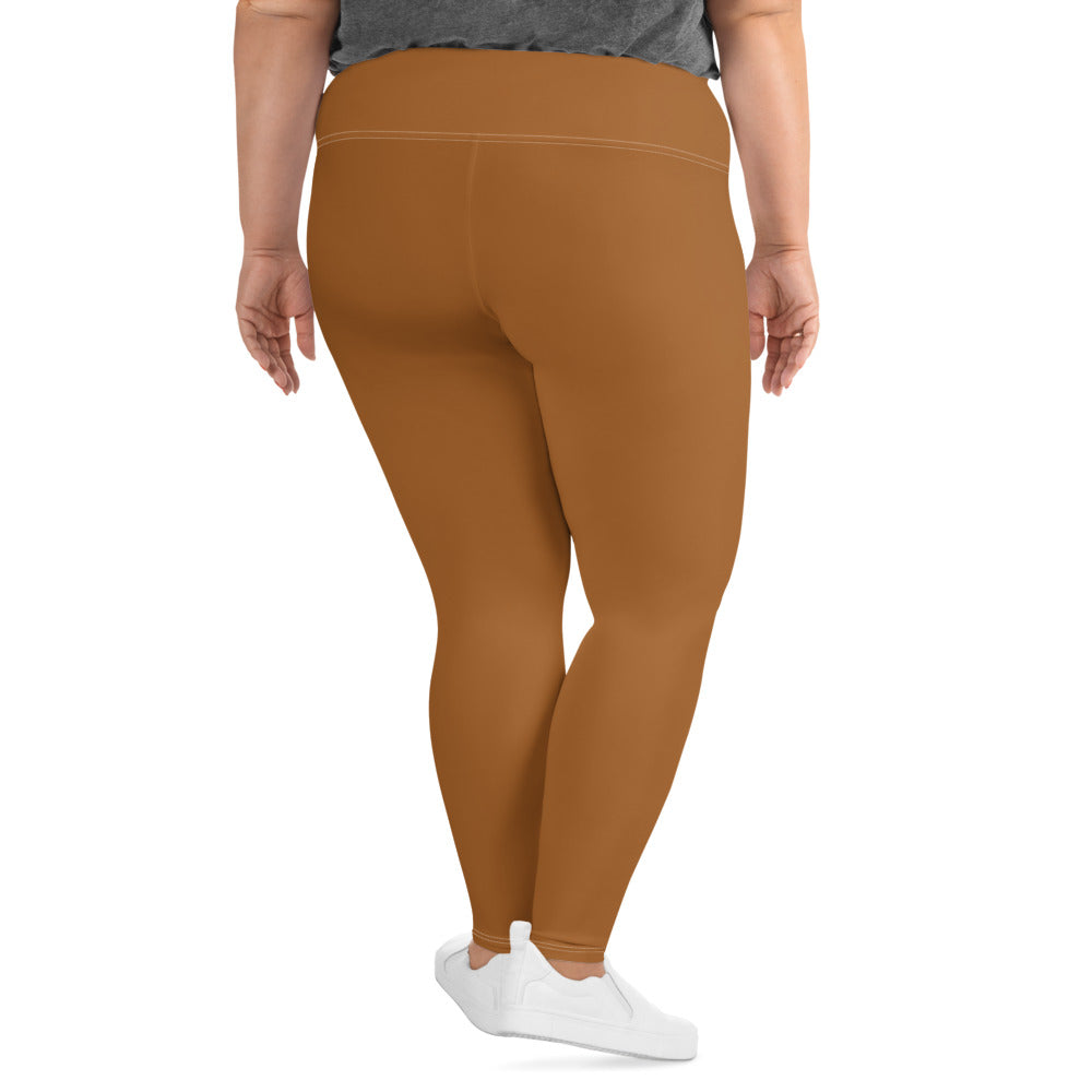 Coach Tiff Curve Fit Performance Leggings Brown