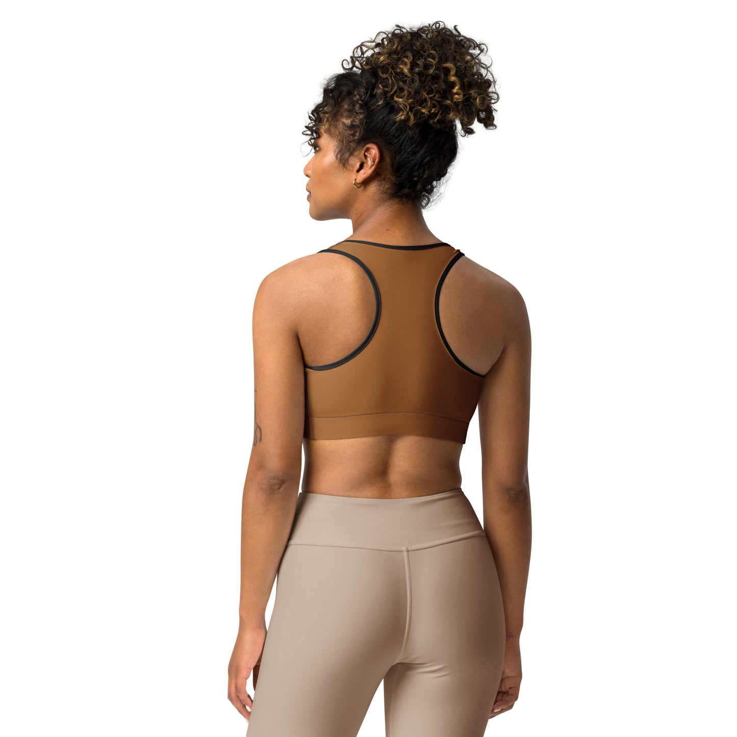 Coach Tiff Shop Sports Bra - Brown