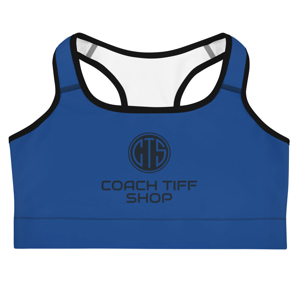 Coach Tiff Shop Sports Bra Blue