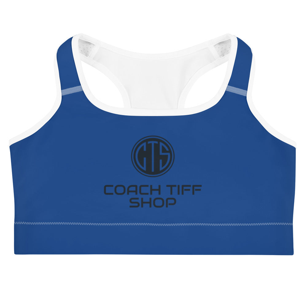 Coach Tiff Shop Sports Bra Blue