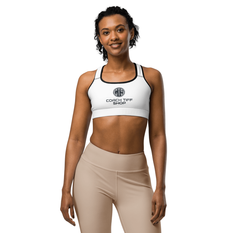 Coach Tiff Shop Sports Bra White!