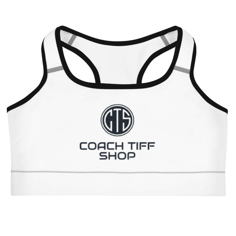 Coach Tiff Shop Sports Bra White!