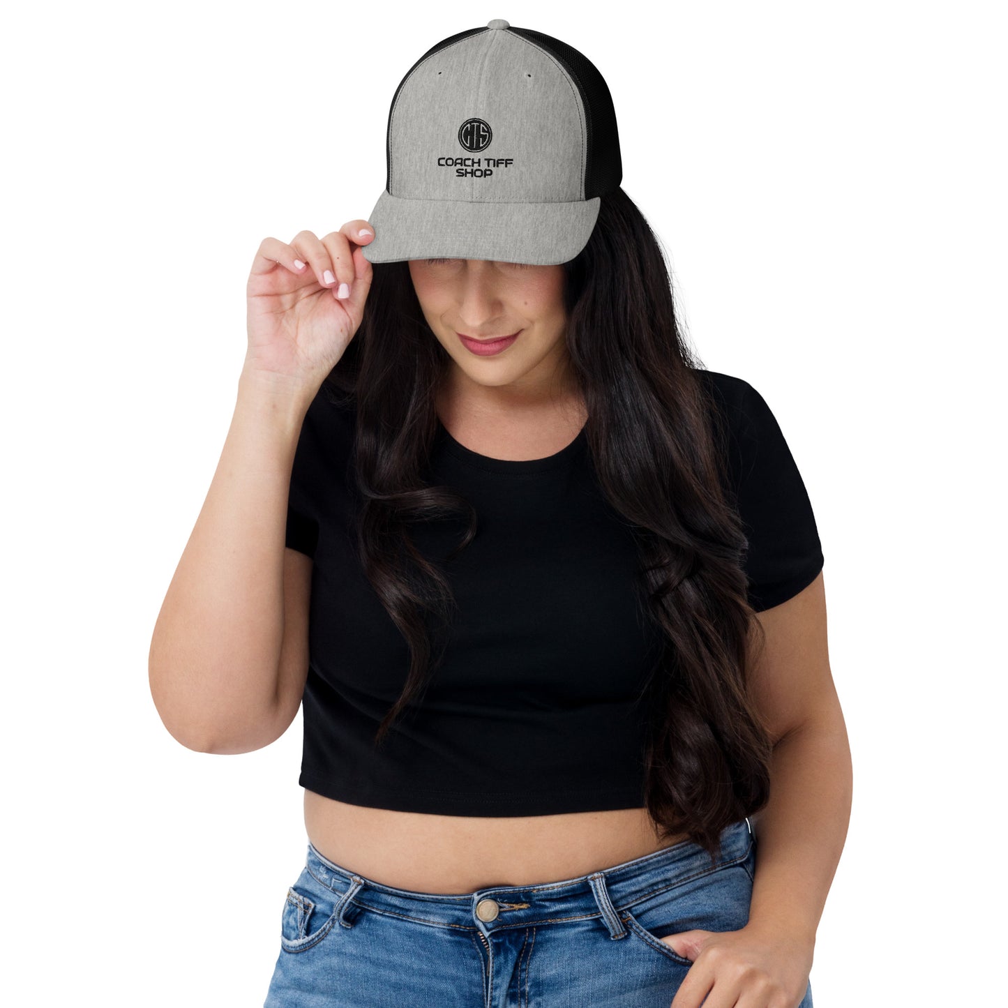 Coach Tiff Mesh Back Trucker Cap-black