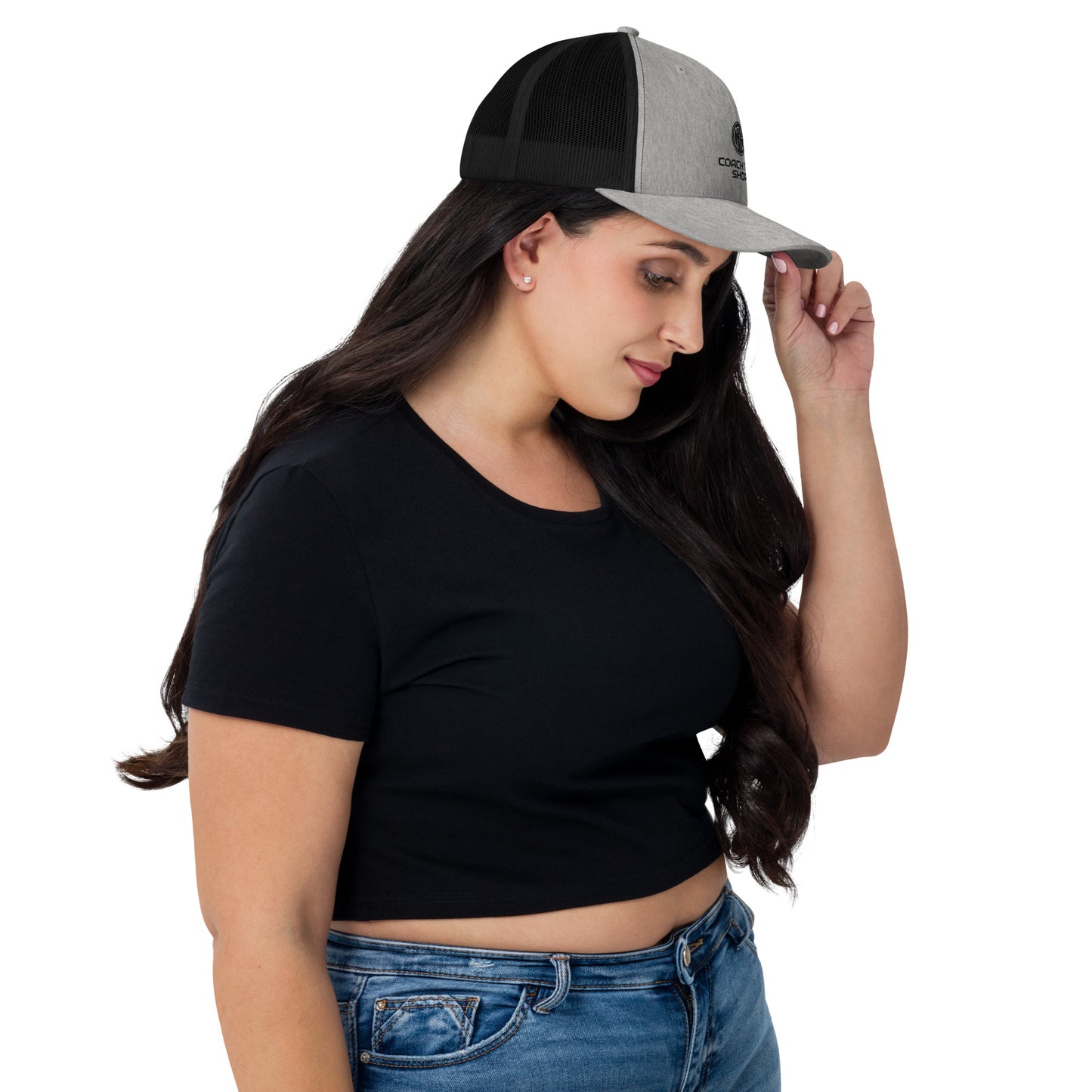 Coach Tiff Mesh Back Trucker Cap-black